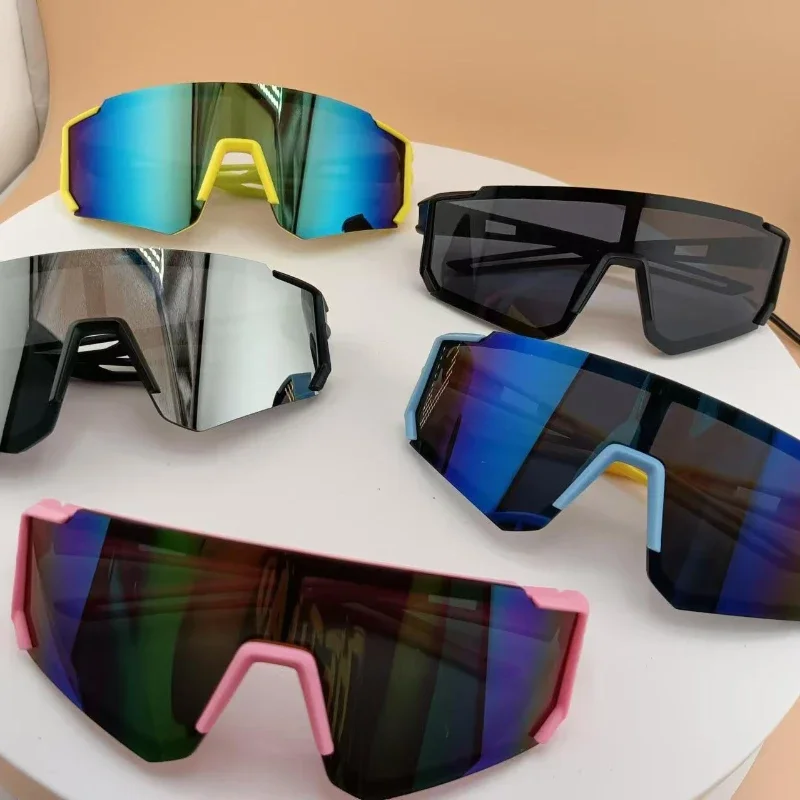 Children's Sunglasses Boy UV400 Protection Colorful Lens Sports Eyewear for Kids Fashion Trend Outdoor Cycling Sun Glasses Girls