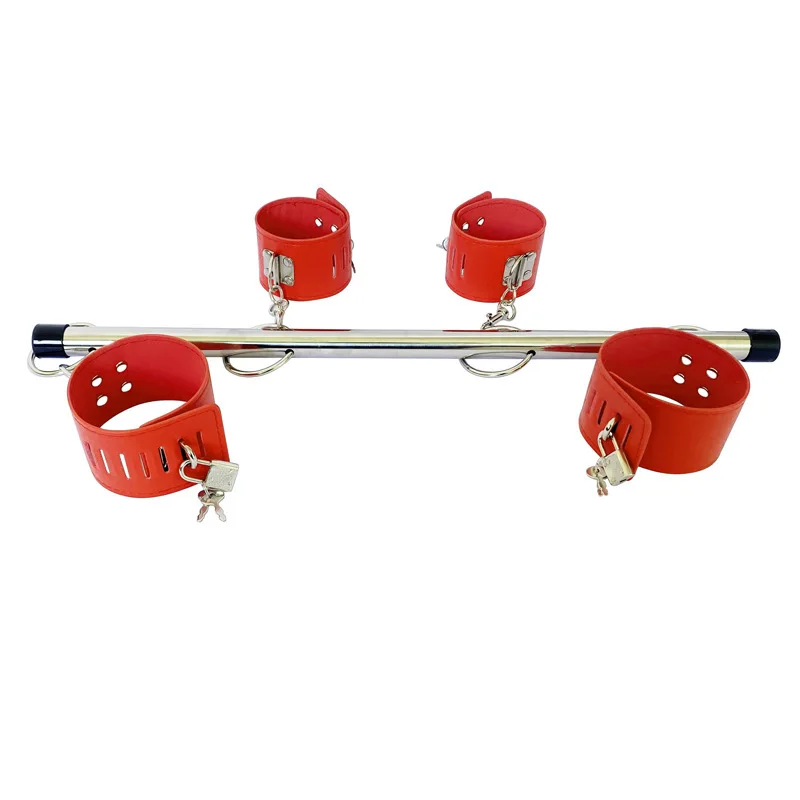 BDSM Hand Restraint Sex Spreader Bar Open Leg Handcuffs Sex Toy Set SM Bar Spreader Sextoy Kits Couple Erotic Games Tool - Image 4