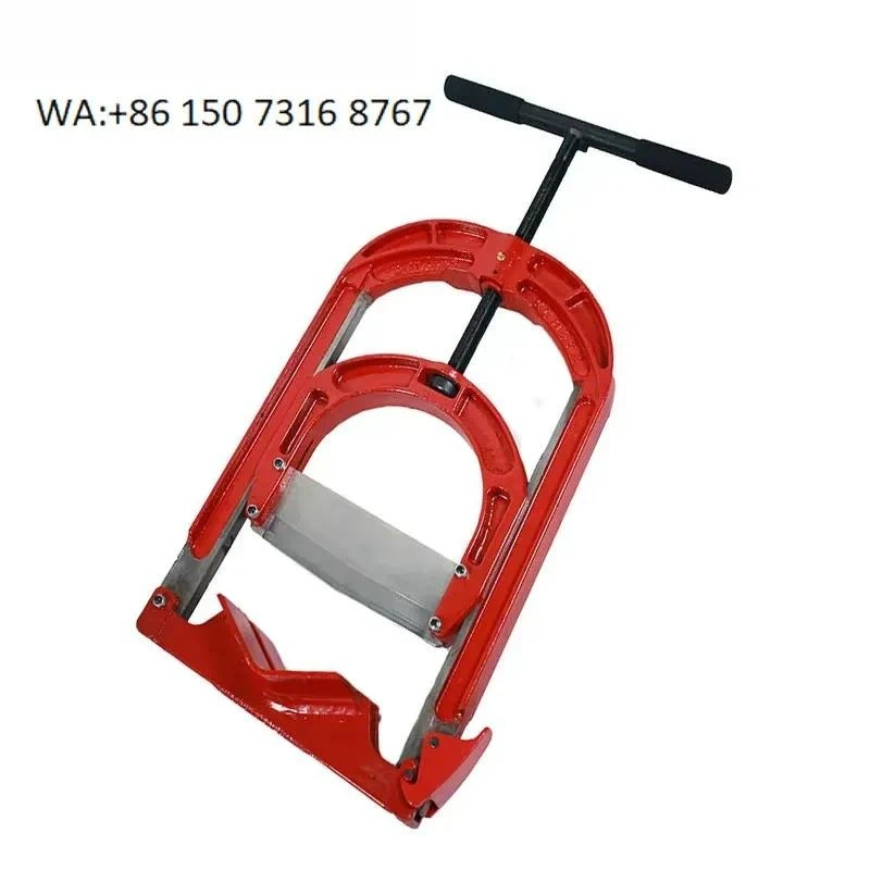 ECH8PE Manual HDPE Pipe Guillotine Cutter 3-8 Inch Plastic Pipe Cutting Tool