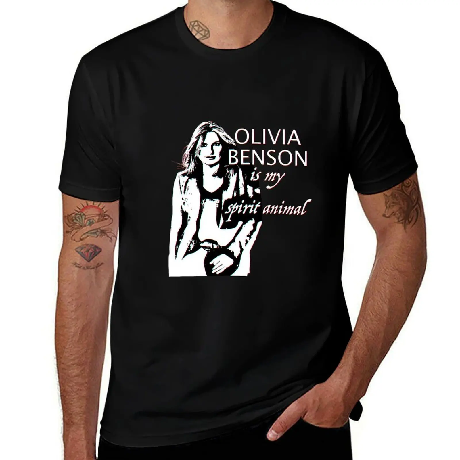 

Black pack Benson spirit animal shirts T-Shirt Wonderful is cotton shirt designer white t Olivia my t and