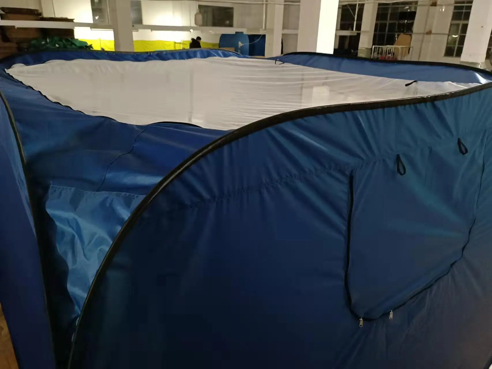 خيمة مستشفى منخفضة التكلفة مقاومة للماء من نسيج النايلون لتخفيف الكوارث في الأمم المتحدة أو ICRC #4