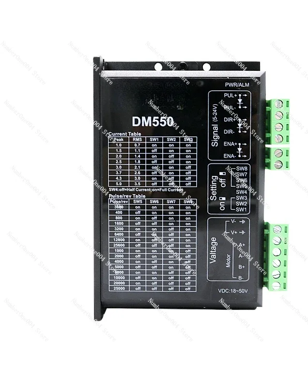 Applicable to Step driver DM550 current 1.0-5 for 42/57/60 stepper motor