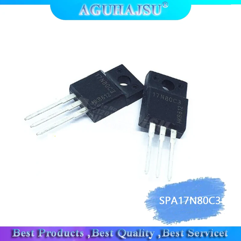 5PCS  SPA17N80C3  TO-220F 17N80C3 FET new original