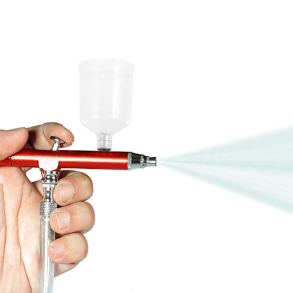 

2 Pcs Set Detachable Paint Sprayer Airbrush Replacement Cup Cup Replacement Empty Plastic Feed Threaded Spray Painting Cups