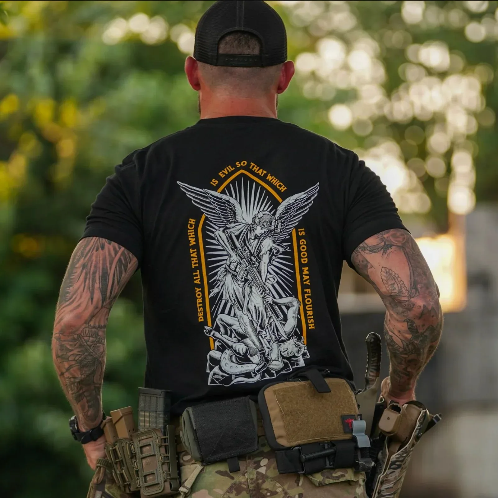 2026 Summer New Saint – Savage Tacticians Exhaust Men's and Women's General-Purpose Casual Fashion Cotton T-Shirt