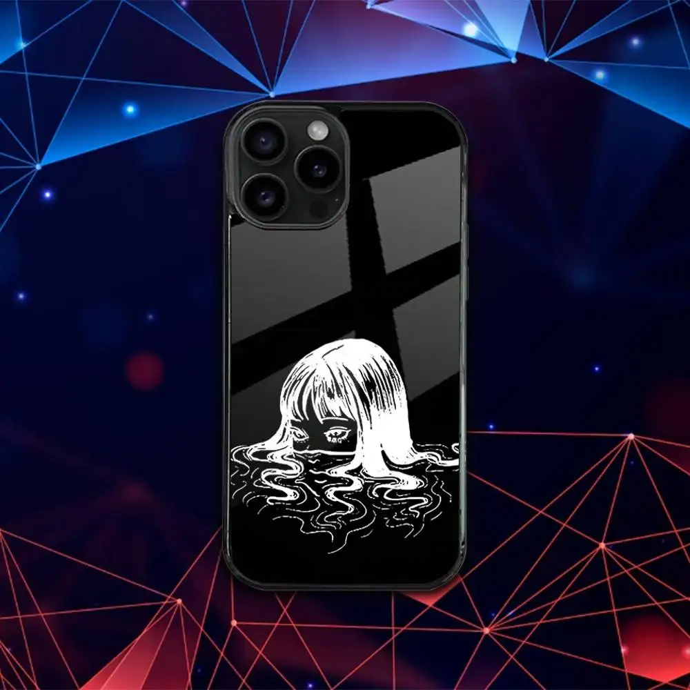 Casing Ponsel T-Tomie Comics J-Junji Ito Untuk iPhone 17,16,15,14,13,12,11,Pro,Max,Plus,Mini,SE4,E Pengisian Daya Nirkabel Magnetik Magsafe