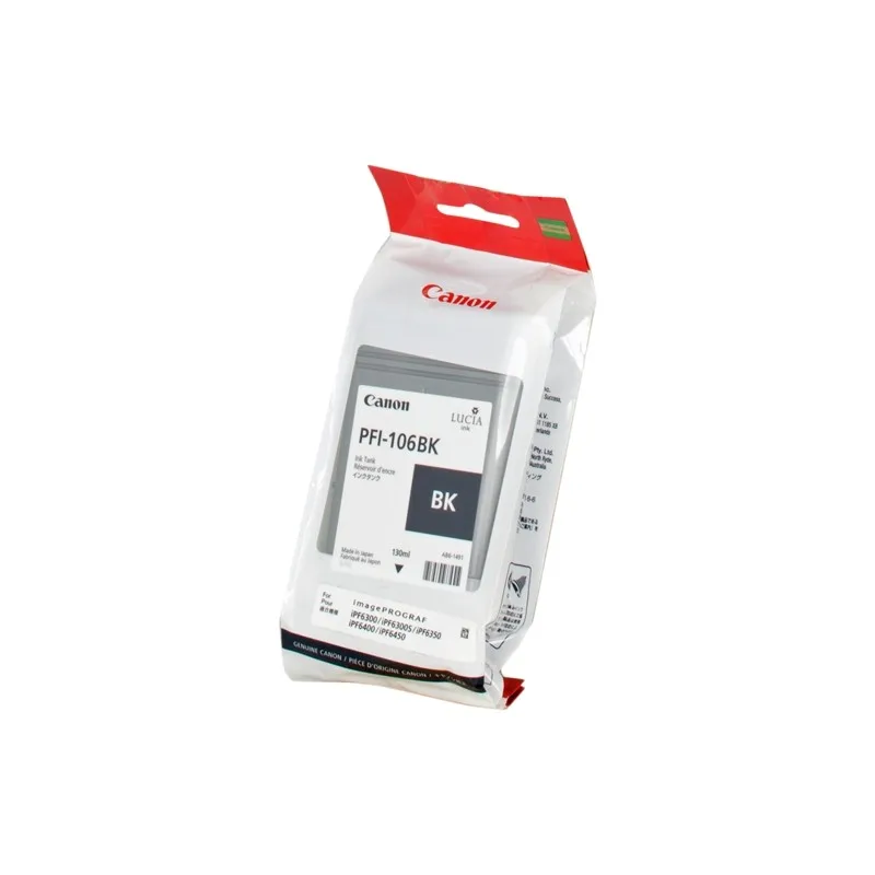 Canon PFI106 black Original ink cartridge-PFI106BK/621b001 PFI106BK tintasycartuchos.com