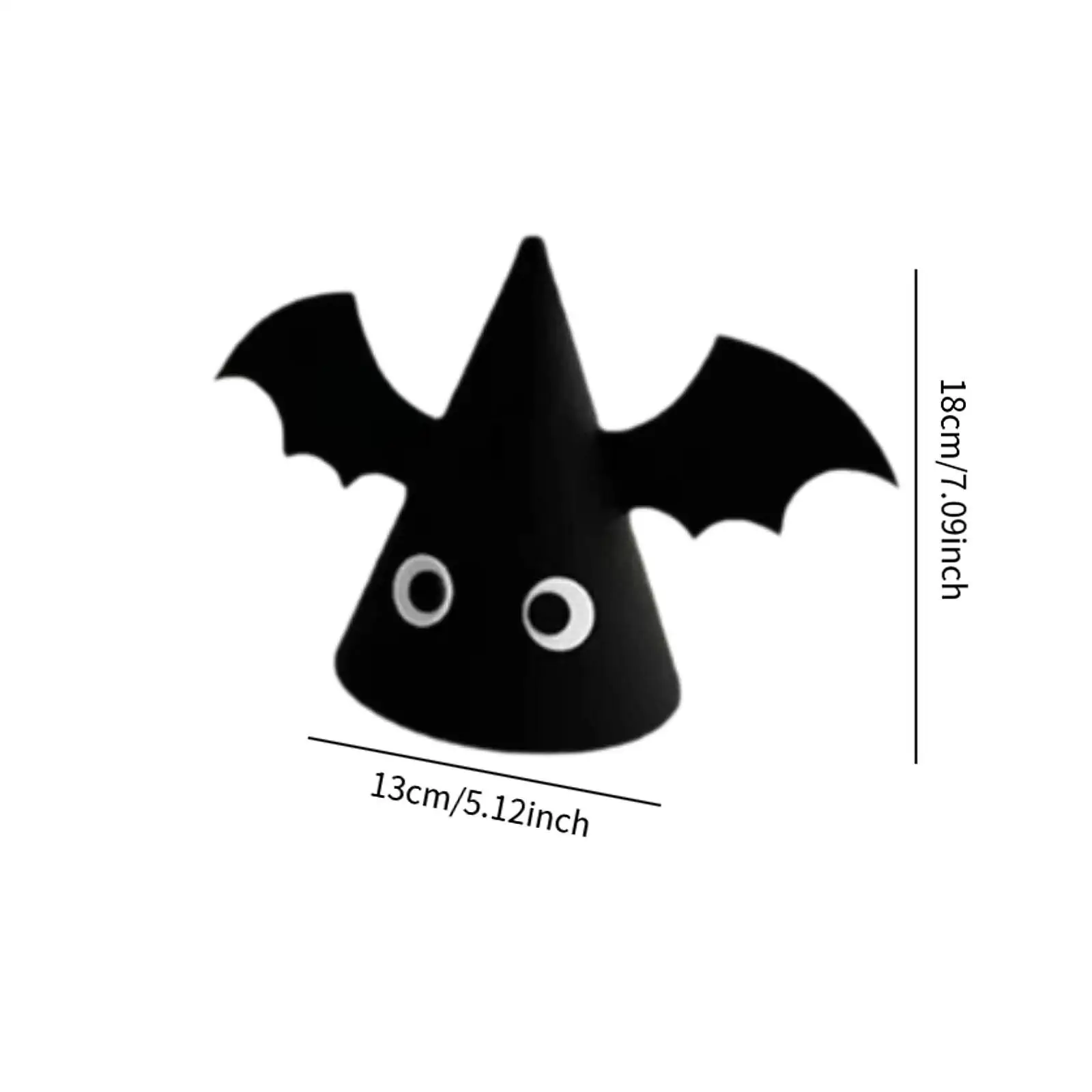 Copricapo decorativo per cosplay con cappello da pipistrello per giochi di ruolo di carnevale di festival