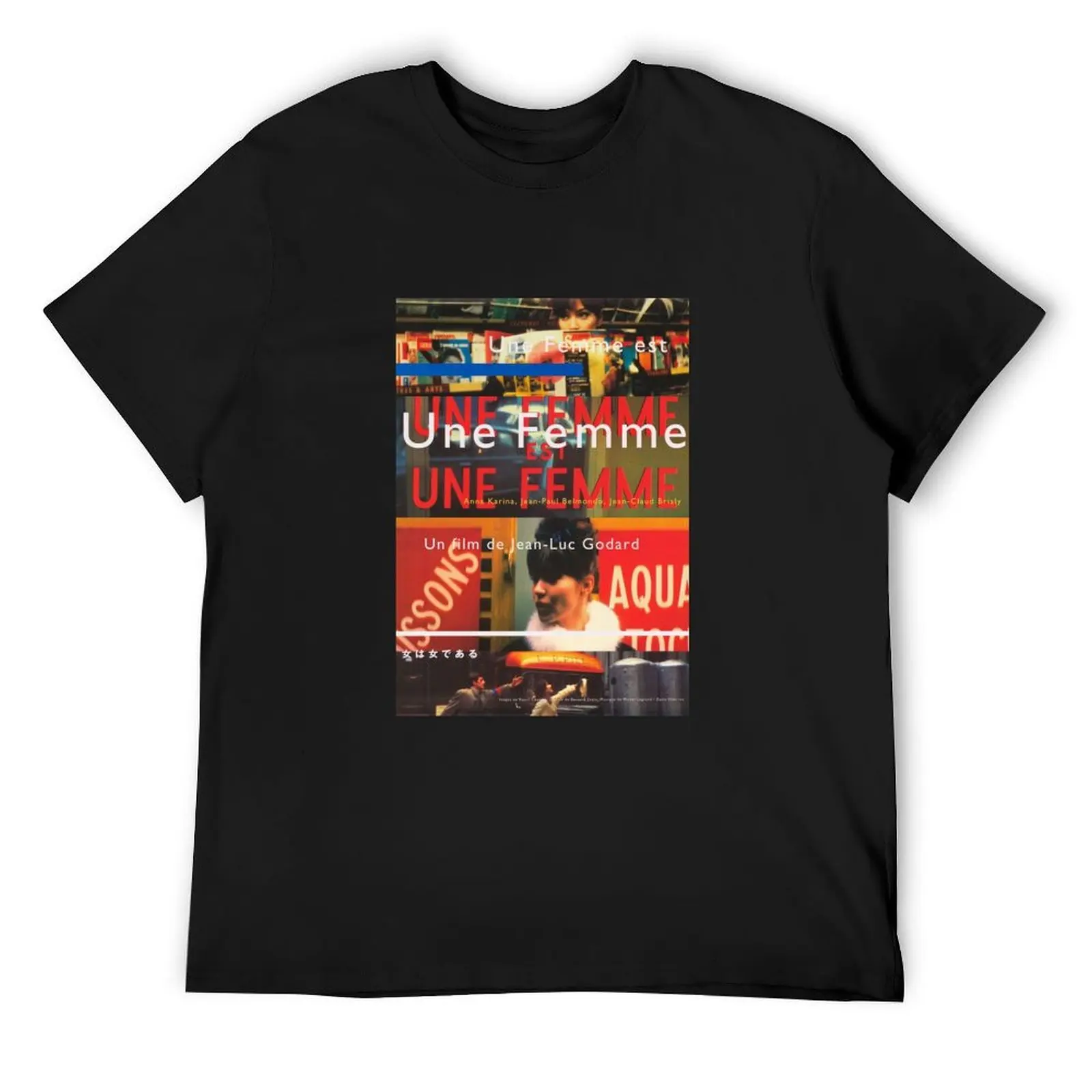 

Une Femme est Une Femme Anna Karina Godard T-Shirt kawaii clothes shirts graphic tees mens t shirts pack