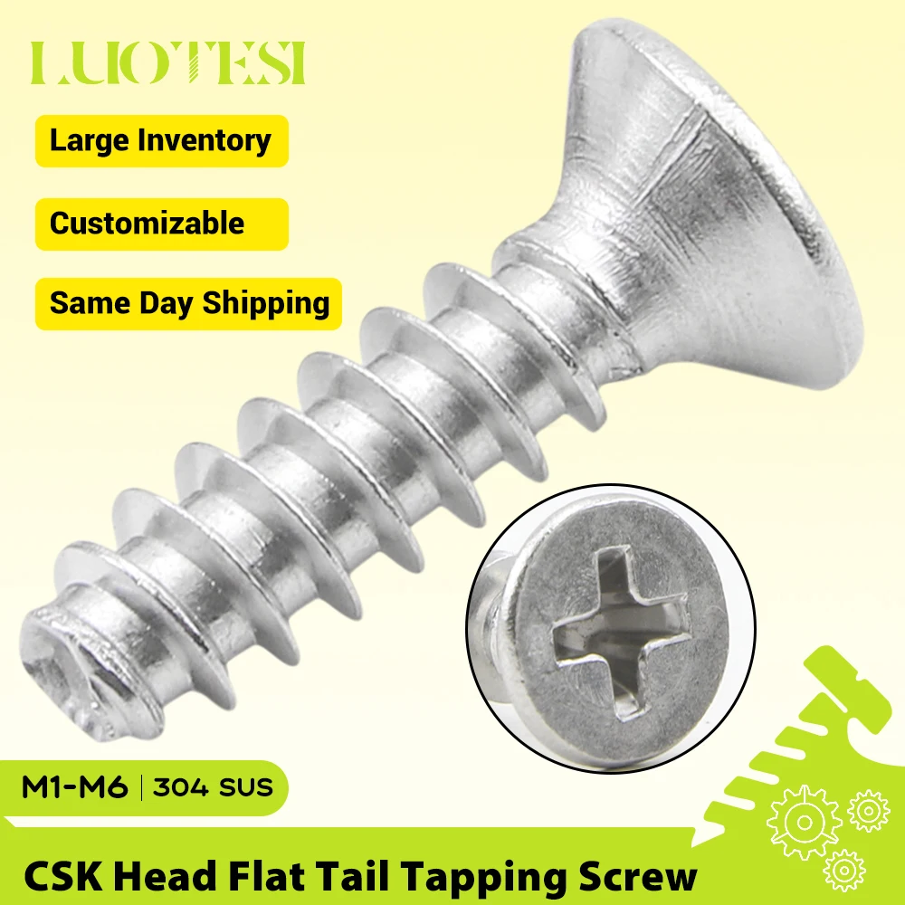 Cross Recessed Flat…