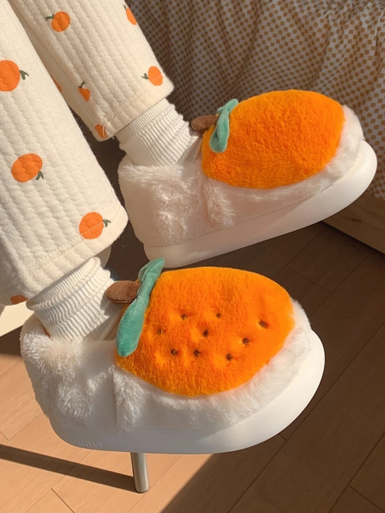 

Cute Postpartum Soft Cotton Home Slippers For Women's 2023 Autumn Winter Plush Slipper Warm Thick Sole Slipper