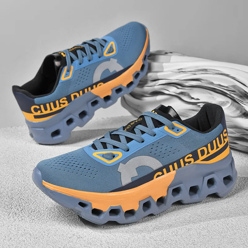 Men's Cushioning Running Shoes Lightweight Athletic Casual Sneakers Male Non-Slip Sports Shoes Outdoor Travel Walking Shoes - view 2