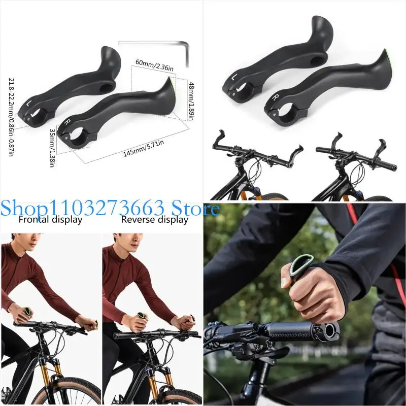 

R6FE Mountain Bike Handlebar Ends Handle Lightweight Bicycles Handlebar Bar Ends