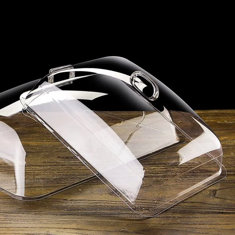 

[Transparent dust cover] Food cover 6040 transparent lid to cover dust on rectangular or round plastic cakes, cooked bread, and