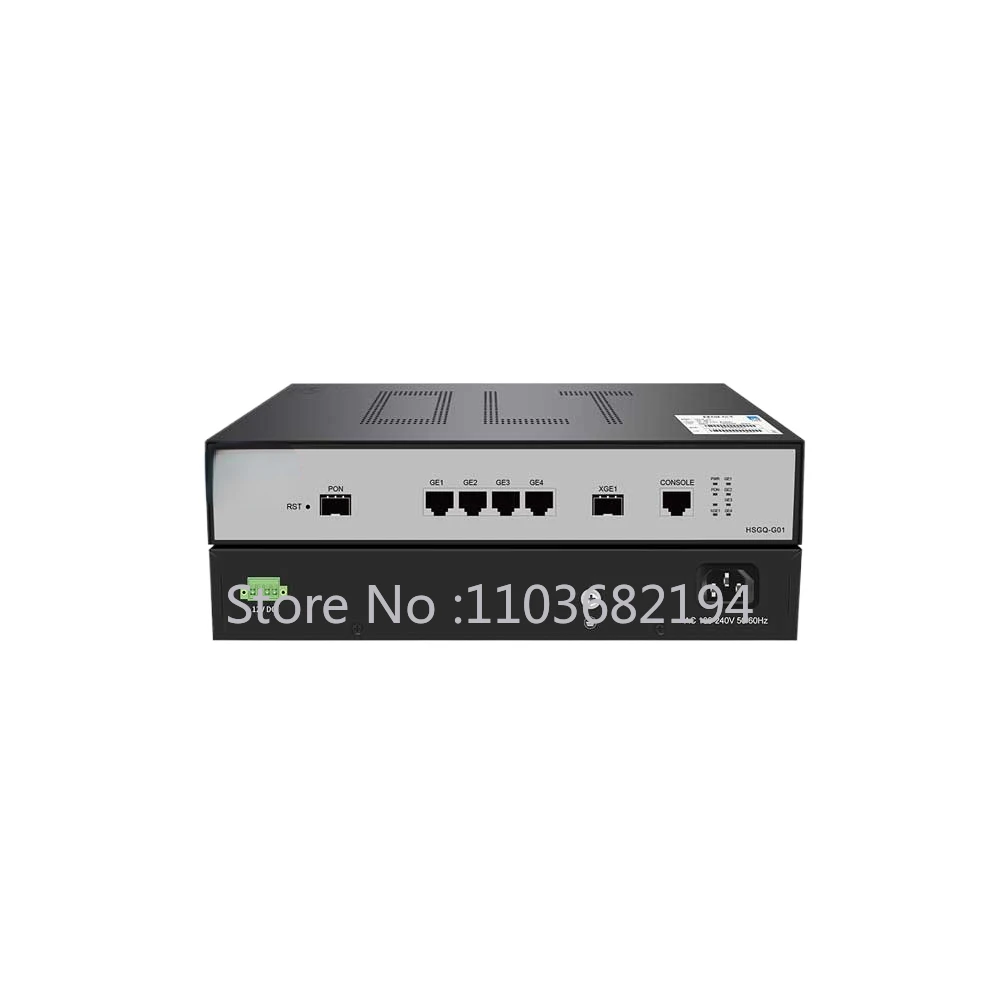 HSGQ-G01 Olt Gpon 1 Port Optical Fiber Modem 1 * Gpon 4 * Ge 1*10G Sfp Gpon Olt Olt Port