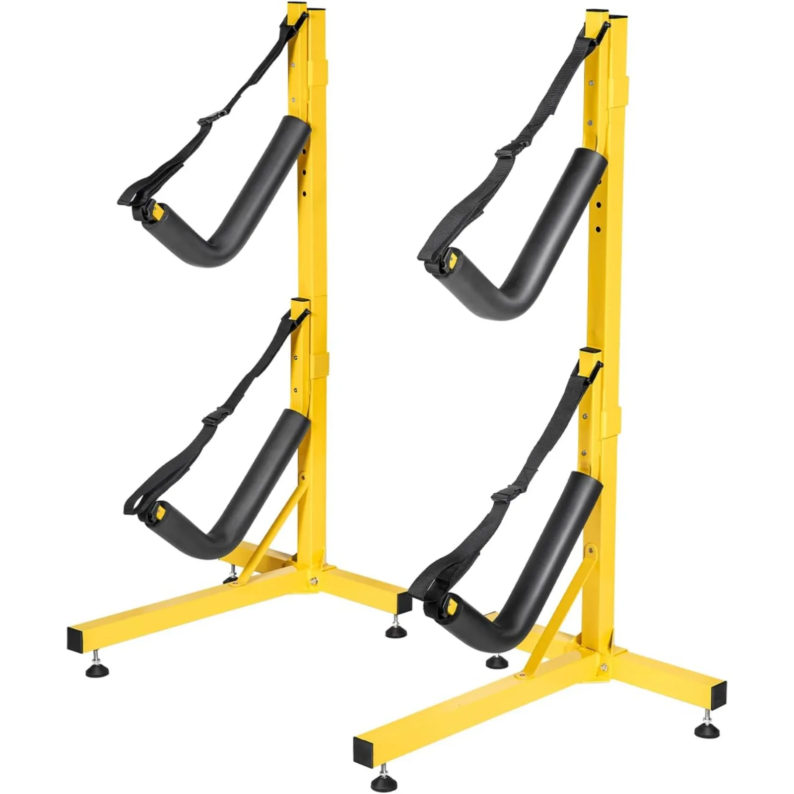 

US Double Kayak Storage Rack Free Standing Storage for Two Kayak, SUP, Canoe and Paddleboard, Indoor Outdoor or Garage