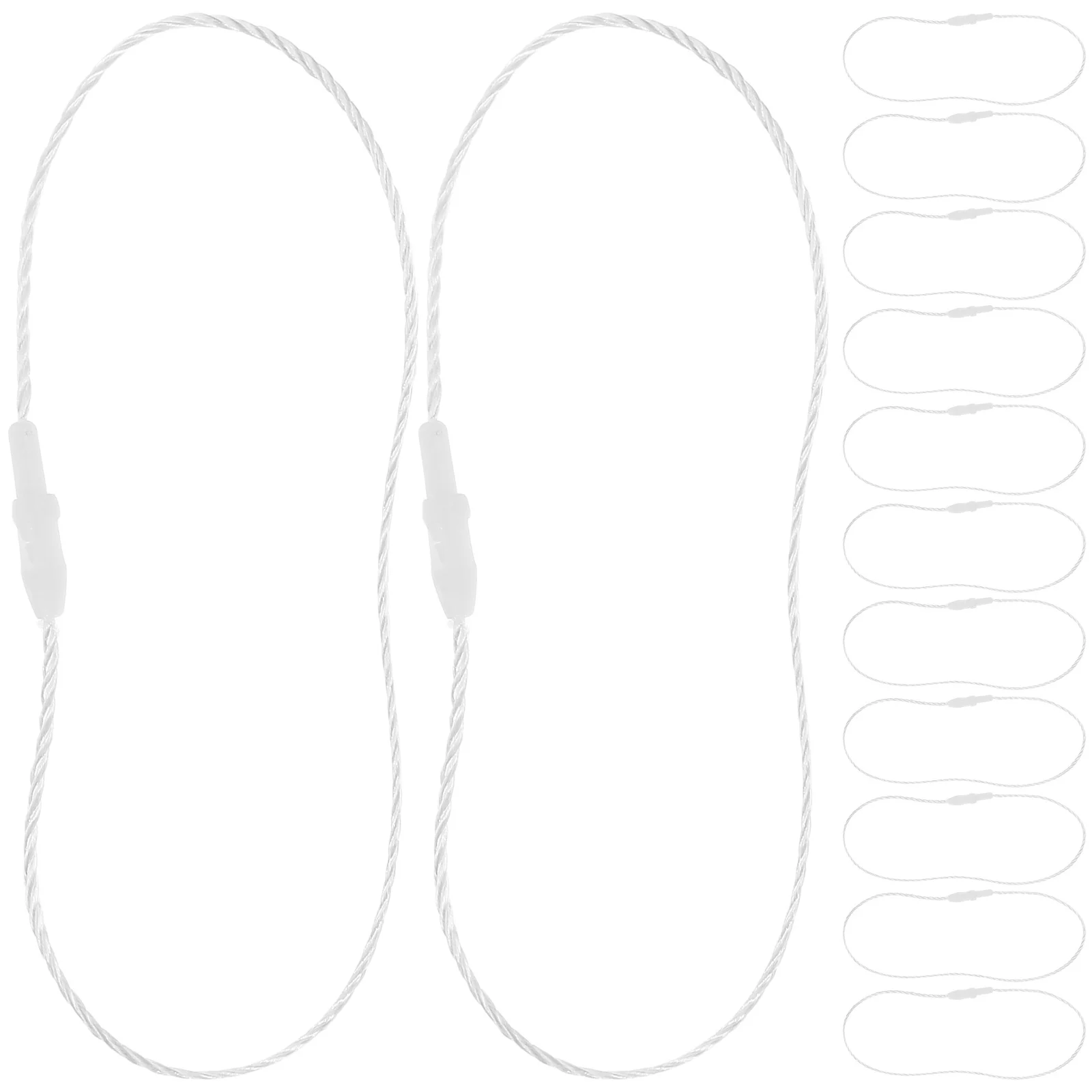 Cordes d'étiquettes de vêtements en Polyester, 1000 pièces, lanière solide, attaches de prix, corde suspendue pour magasins de détail, lanière en vrac