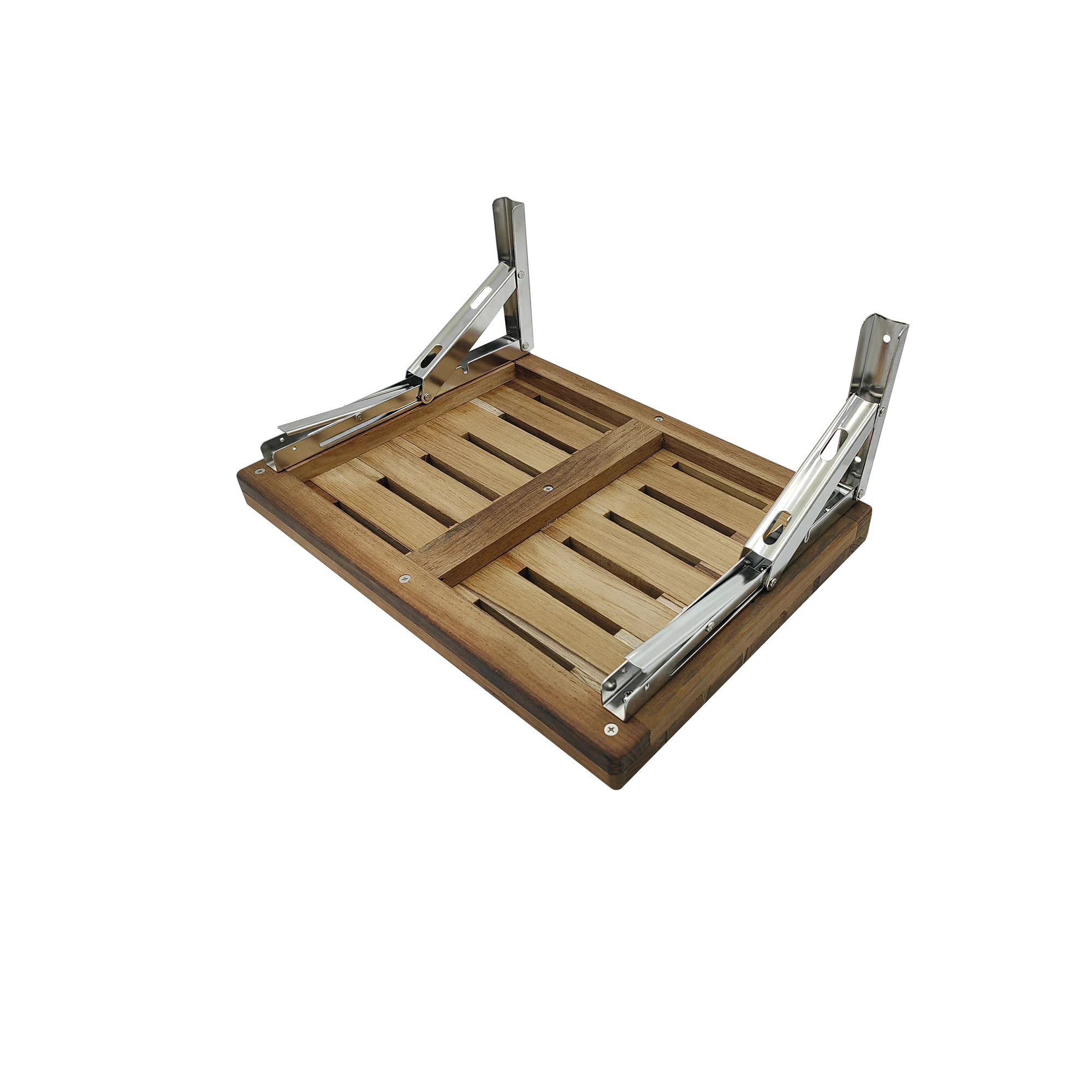 Teak Wood adjustable stool 18 inch for Marine Boat Yacht House Bathroom