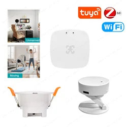 Zigbee presenza umana mmwave wifi sensore di presenza umana tuya sensore di presenza umana rilevatore di rilevamento dell'automazione domestica intelligente