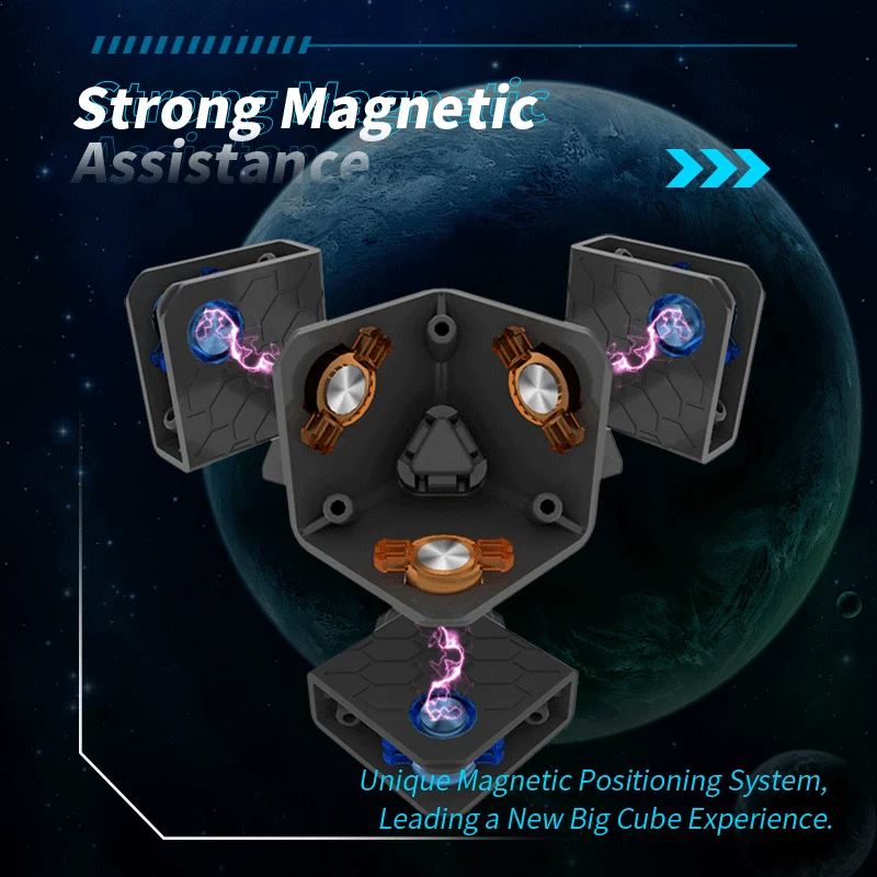 [CubeFun]DianSheng Galaxy 14x14 M Magnetischer Magic Speed Cube Dodekaeder Puzzle Stickerless Professionelles Spielzeug