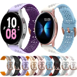 20mm SmartWatch Strap For Samsung Galaxy Watch 6 5 4 44mm 40mm Galaxy 5pro 45mm classic 47mm 43mm wristband /Watch Active 2 Band