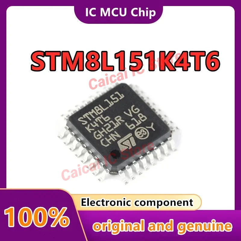 STM8L151K4T6 LQFP-32 16MHz/16KB flash memory/8-bit microcontroller-MCU IC chip Original genuine 1PCS/LOT