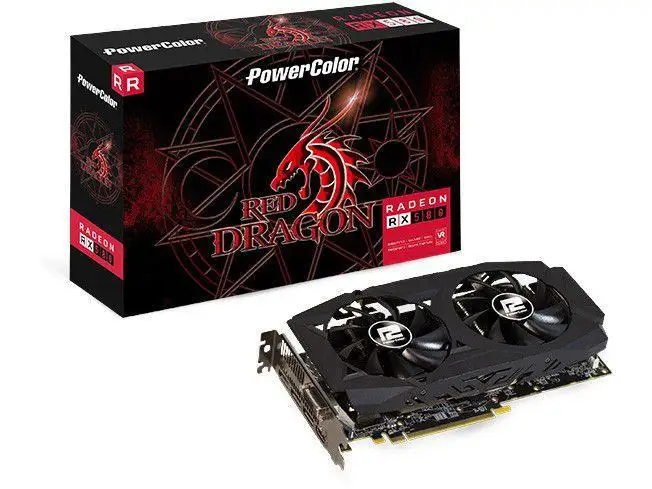 Power Color Radeon RX Video Card 580 8GB