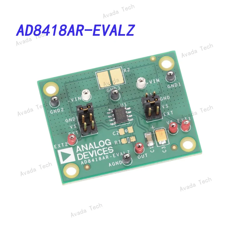 Avada Tech AD8418AR-EVALZ Amplifier IC Development Tools 8 Lead SOIC Evaluation Board