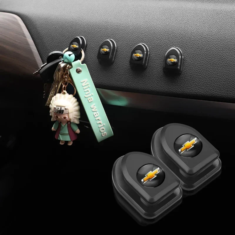 Car Hooks Headrest Handbag Hanger Hook Sticker for Chevrolet Logo Cruze Malibu Tahoe Equinox Impala Sonic Traverse Lacetti