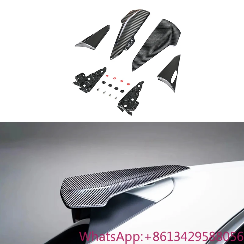 

For Porsche Cayenne Coupe 2018-2025 Car Modification Upgrade Carbon Fiber Top Wing 9YA Decorative Fixed Spoiler
