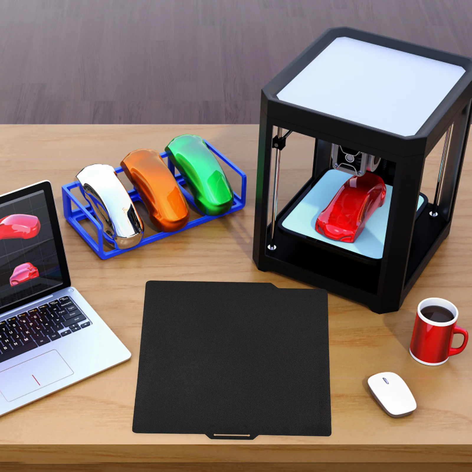 

3D Printer Hot Bed Board Solid Iron Build Plate Platform Durable Metal Sheet Heated Bed 3D Printing Accessories Replacement