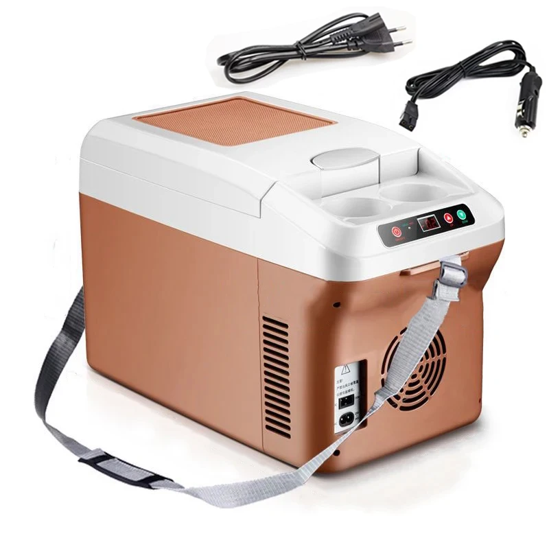 15L 車載＆家庭用冷蔵庫 冷却・加熱機能付き ドリンククーラー 冷蔵