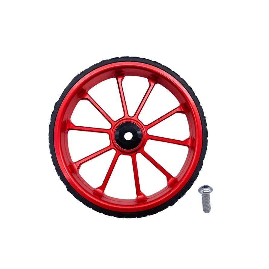 Litepro BMX Bicycle Pushing Easy Wheels Largen 100MM Diameter Wheel Extension Rod Easy Wheel Alloy For Brompton Bicycle
