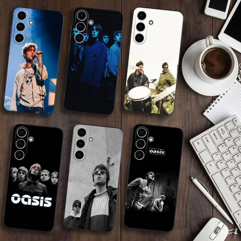 

Rock Band O-Oasis Phone Case For Samsung Galaxy A73,A72,A71,A70,A53,A52,A51,Others Soft Black Cover