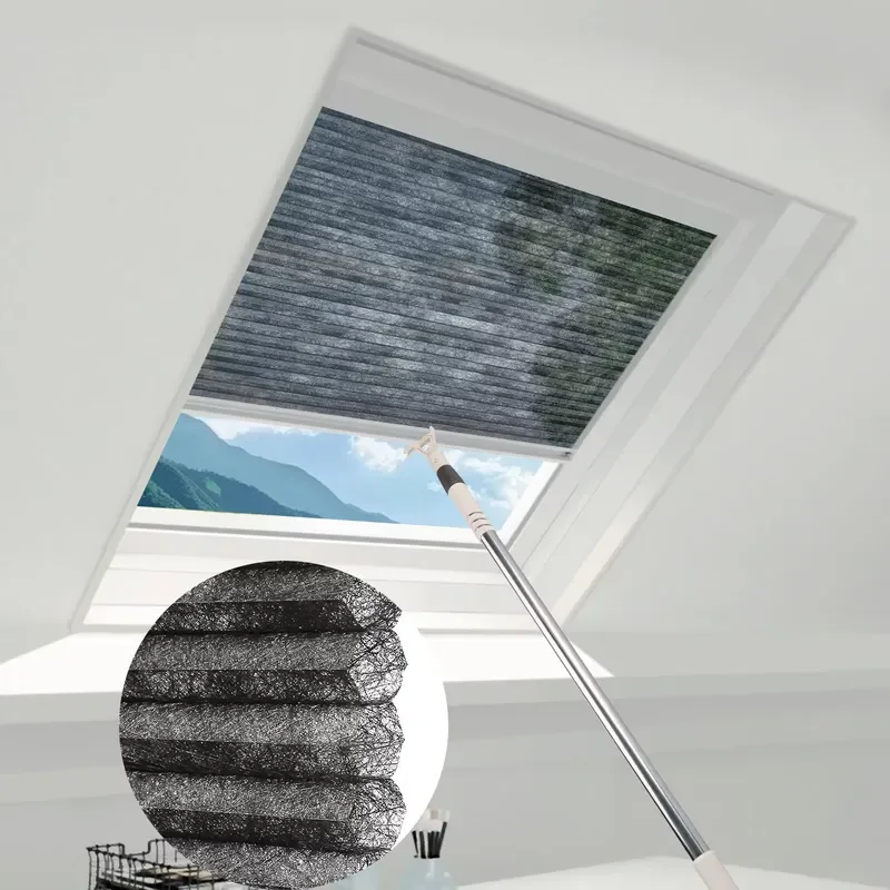 ZSTARR Double Cell Skylight Cellular Shades Extra Insulated for Extreme Climate