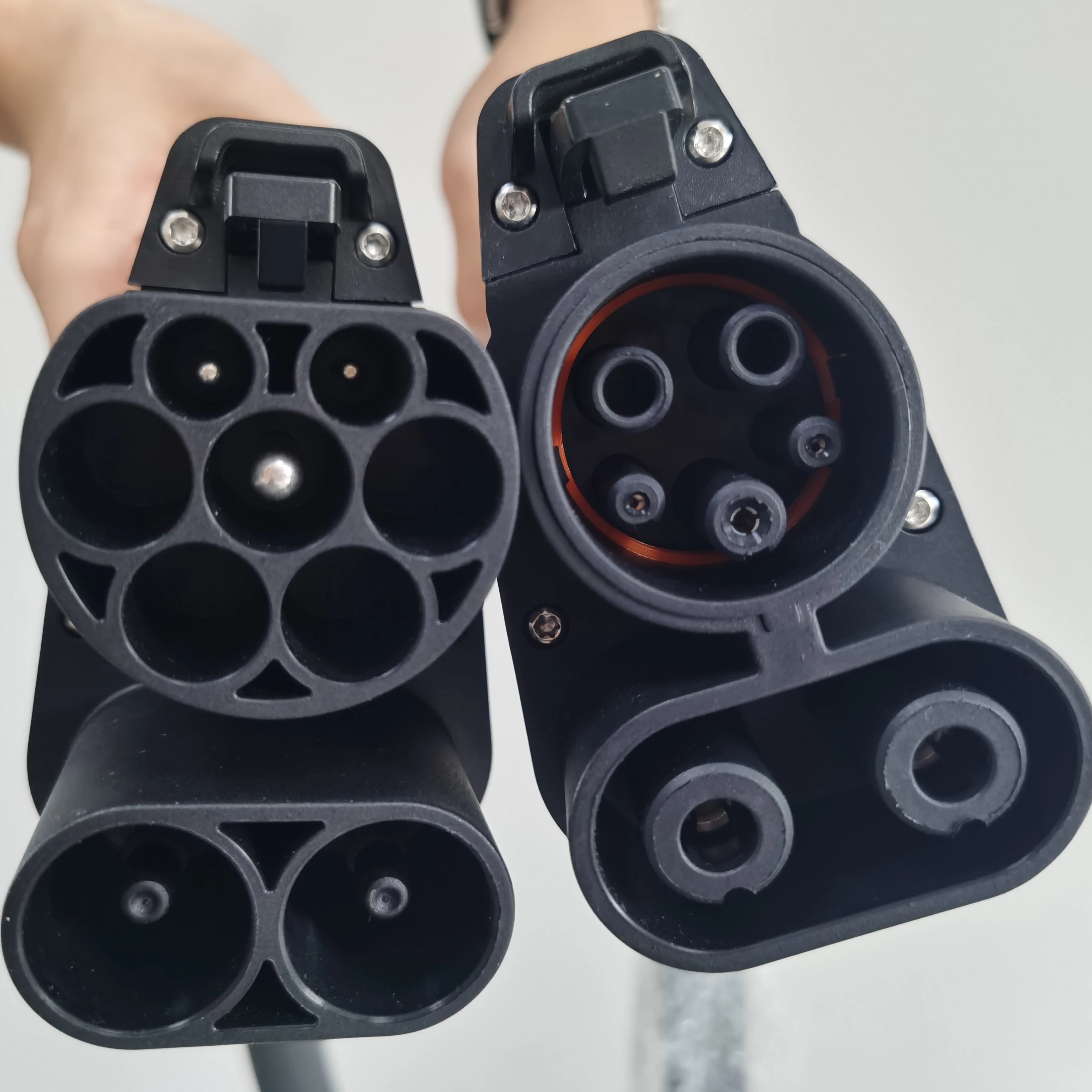 150A CCS 2 إلى CCS 1 محول Chademo Ccs محول توصيل كومبو 2 محطة شحن مع كومبو 1 سيارات