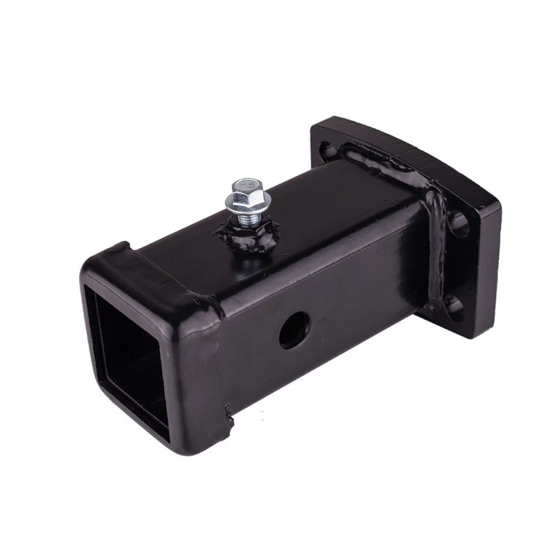 2Inch Bolt On Receiver Tube Trailer Hitch Receiver Adapter Universal for Pickup Trucks Cargo Racks Tow Hooks 85x45mm