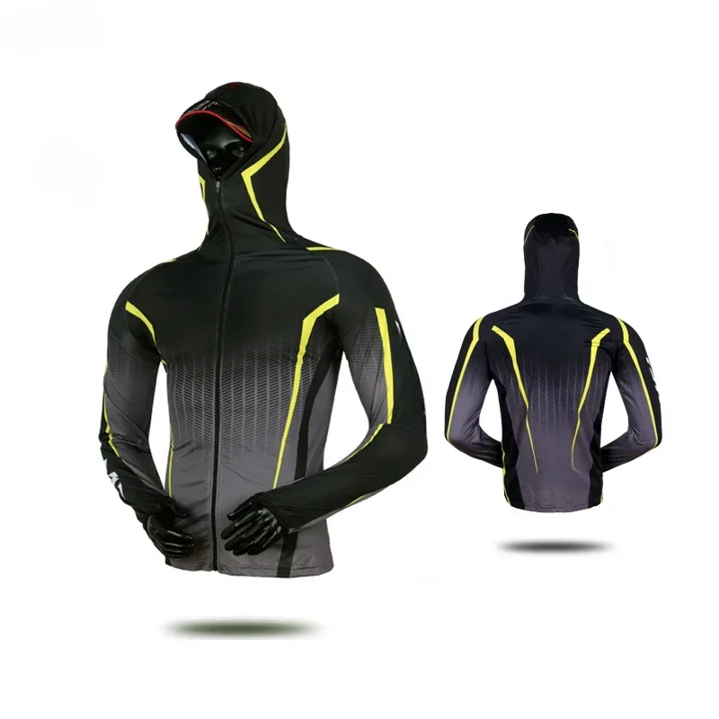 Professional Fishing Shirt  Anti-UV Sunscreen Sun Protection Face Neck Fishing Clothing Breathable Quick Dry Fishing Clothes image 4