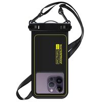 Touch Screen Waterproof Phone Case with Detachable Strap Bubble Float Phone Protection Bag Ultra Thin Swim Waterproof Pouch