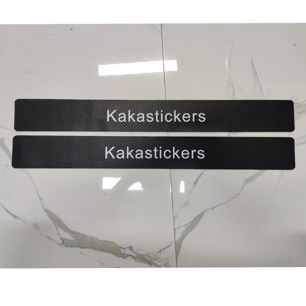 

Kakastickers 2 шт. Защитная накладка на порог автомобиля, декоративные наклейки для автомобилей