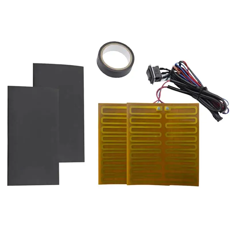 Beheizte Motorrad-Handgriffe, rutschfest, 5 V, USB, 6-Gang-Wärmer, elektrisch, beheizte Griffabdeckung, Anti-Vibration, rutschfest, schnelle Erwärmungskits