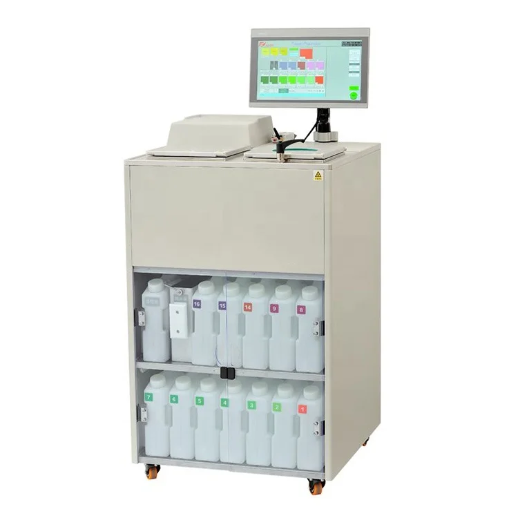 Medical Laboratory Equipment Histology Automatic Biological Tissue Processor With Intelligent Touch Screen