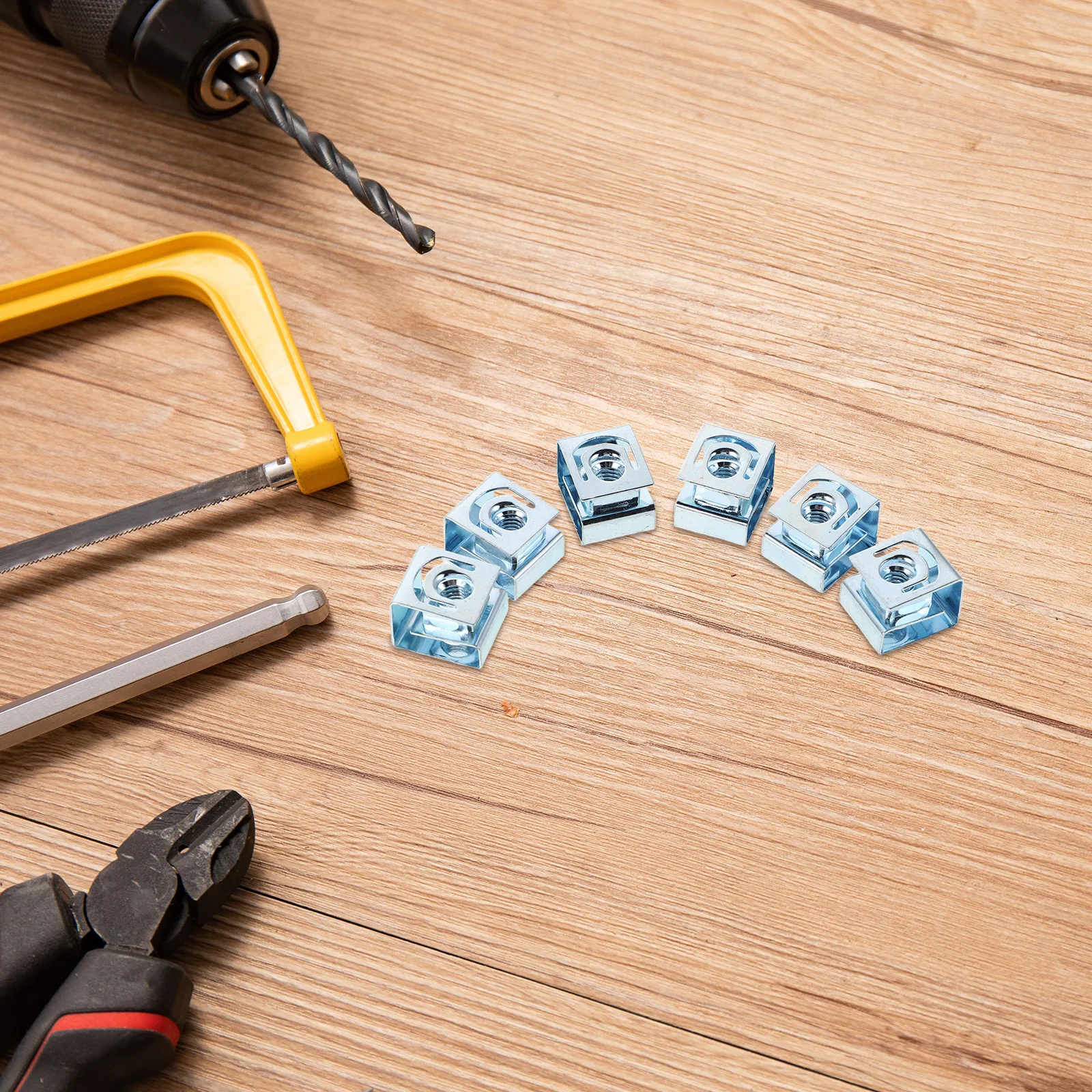 25 шт., углеродистая сталь U-образная стопорная гайка, высокопрочная M5x08, изогнутые крепежные детали, замена автомобильного зажима