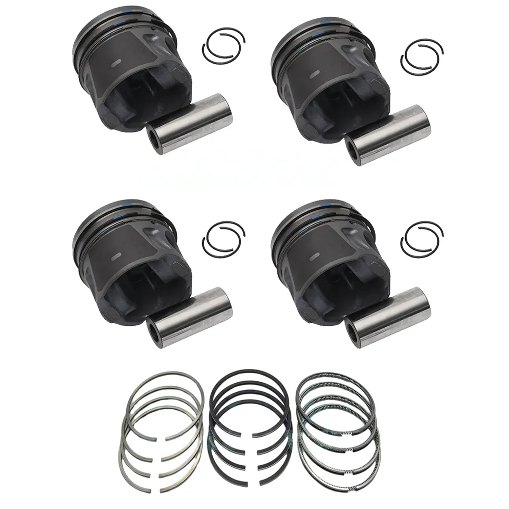 Piston With Ring Set For Land Rover Jaguar 2.2L 2.2 L T L4 Diesel 224DT 2006-2016 LR029446 Freelander2 Evoque Discovery Sport XF