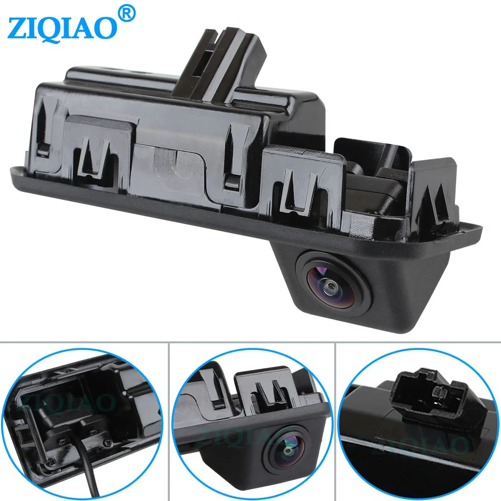 

ZIQIAO for Skoda Kodiaq 2017-2022 Karoq 2018-2022 Superb 2021 Porsche Cayenne 2018-2020 HD Trunk Handle Switch Rear Camera LS303