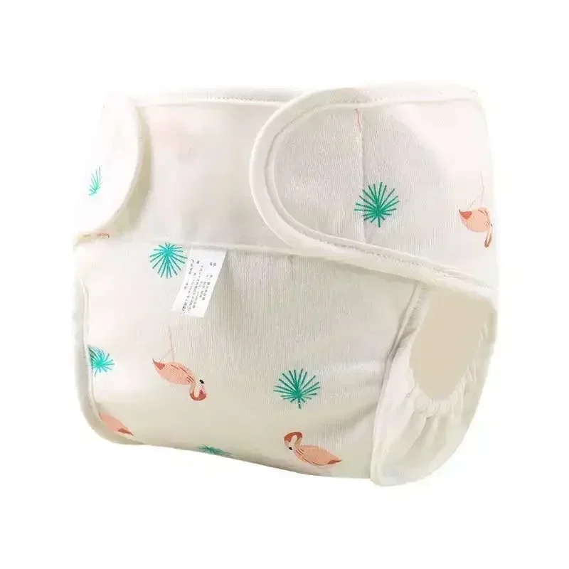 Cotton Baby Diapers Reusable Washable Cloth Diaper Covers Waterproof Newborn Baby Conditioning Panties Diaper Pocket