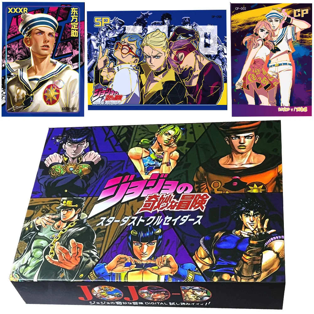 

Newest Japanese Anime JoJo Bizarre Adventure card Characters Collection Cards Hobby Game Collectibles For Children Gifts card