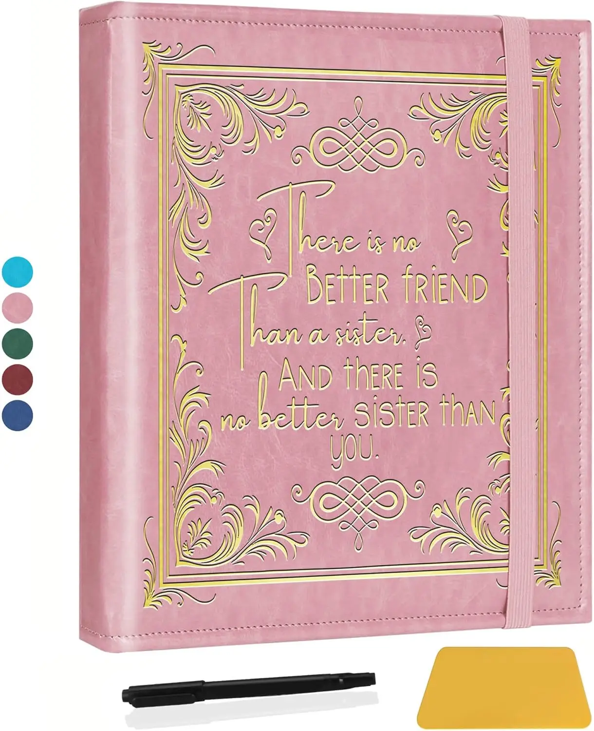 

Sisters Photo Album for 3x5 4x6 5x7 Pictures DIY Memory Leather Cover Album Bestie Gifts BFF Photo Album Book Soul Siste
