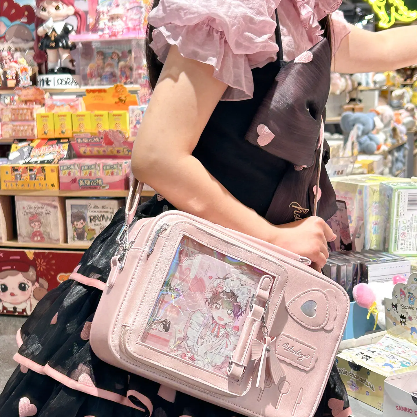 Original Designed Bag Daily Versatile Crossbody Bag Big Window Shoulder Bags Transparent Women's Bag