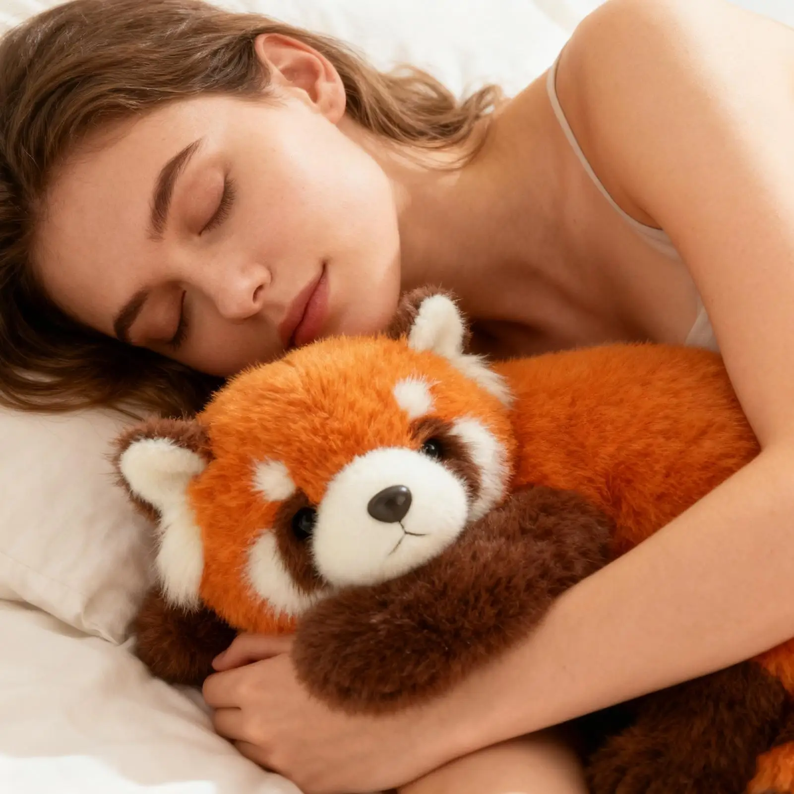 レッドパンダぬいぐるみ かわいい動物のぬいぐるみ レッドパンダソフトドール 子供 大人 ソファ ベッド リビングルーム 寝室 車 オフィス 保育園用
